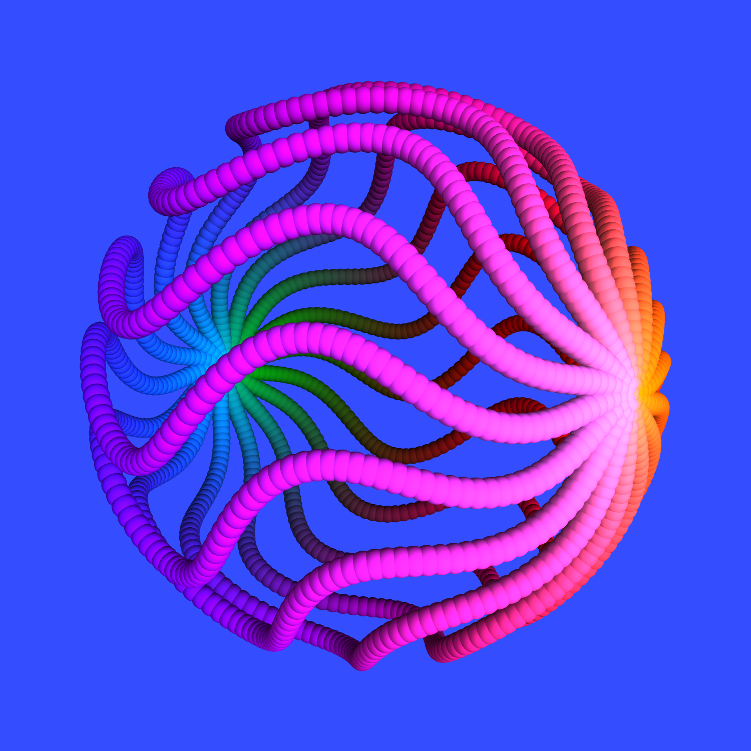 A swirly sphere